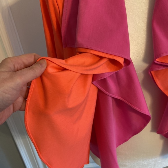 Gorgeous Coral and Pink Nygard Double Layer Waterfall Jacket. Size XS-Small. - Picture 2 of 11